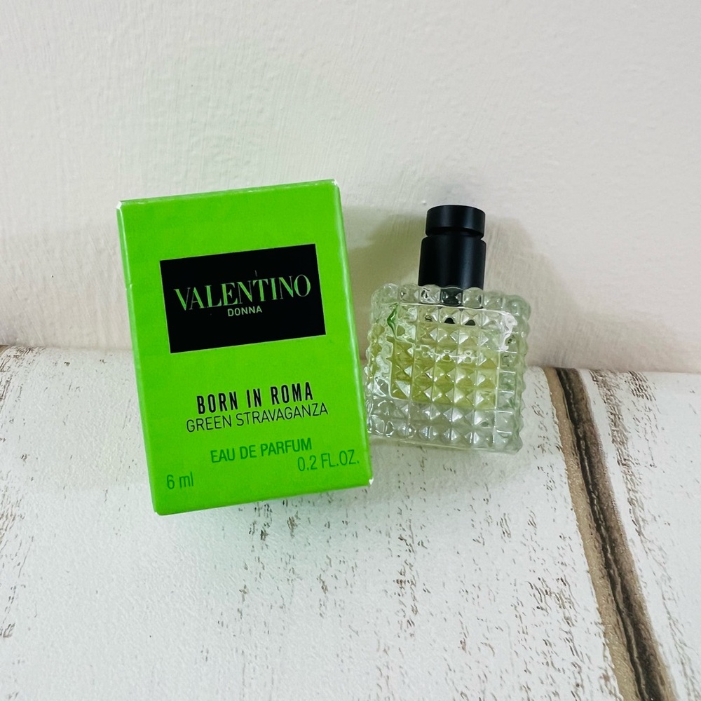 Valentino Born in Roma Green Stravaganza Deluxe Mini Parfume 6ml 0.2fl.oz. - Picture 3 of 7